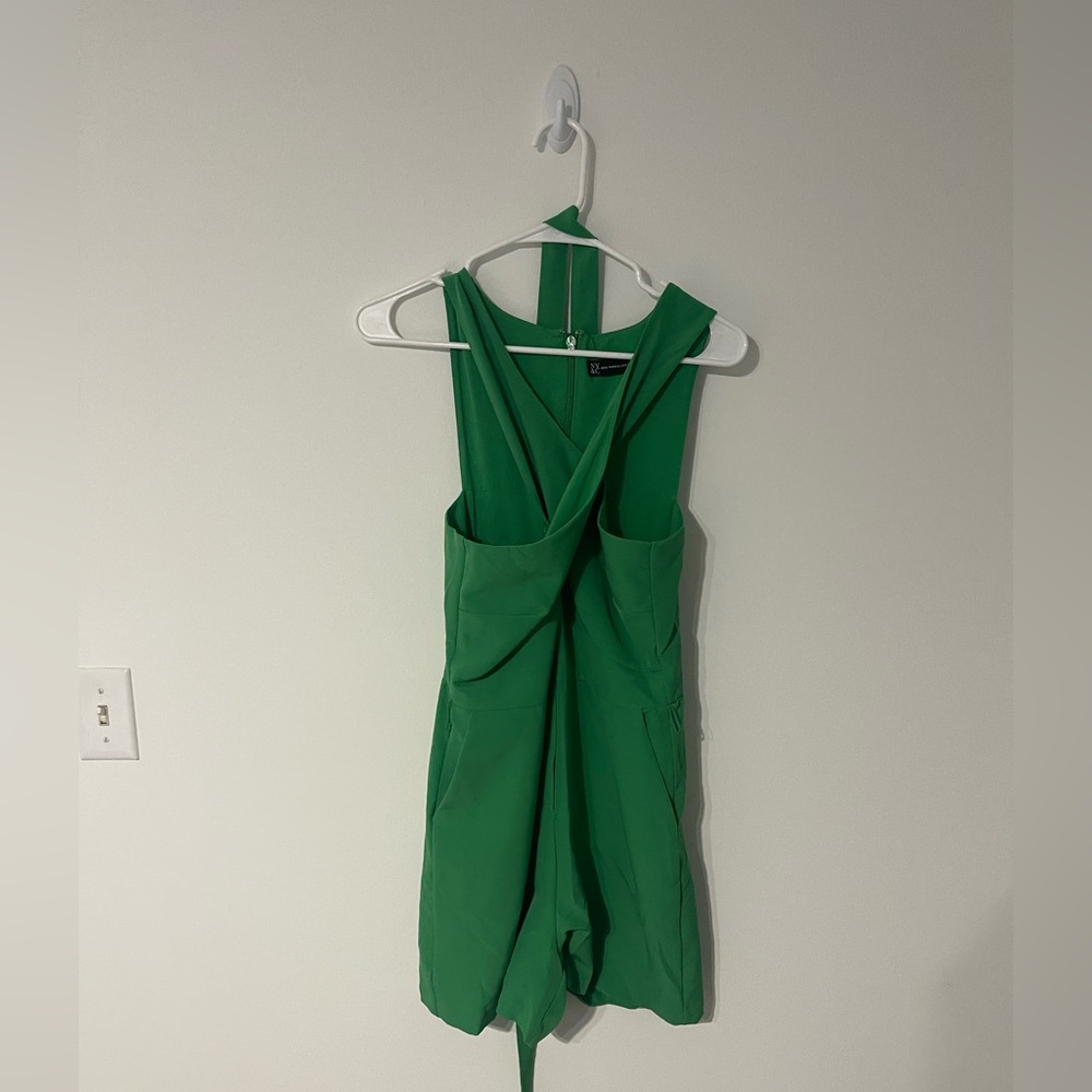 New york and company green romper